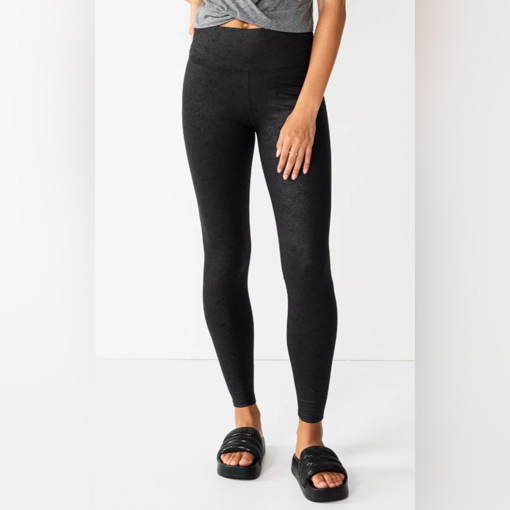 Juniors So Lounge Life High-rise Leggings XS Black NWT